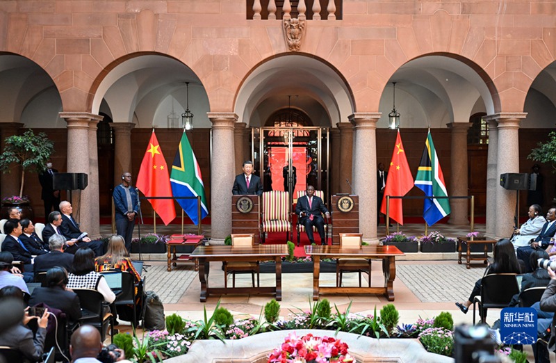 Marais wa China na Afrika Kusini wakutana na wanahabari baada ya mazungumzo